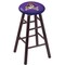 Holland Bar Stool Co Maple Bar Stool, Dark Cherry Finish, East Carolina Seat RC30MSDC - alternate 1